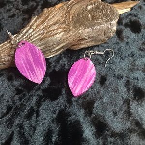 Hand Painted Abstract Earrings